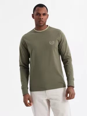 Hemd OMBRE OM-LSCL-0128 OLIVE