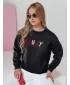 Damen Sweatshirt DSTREET SOFTRUS BY1408 SCHWARZ