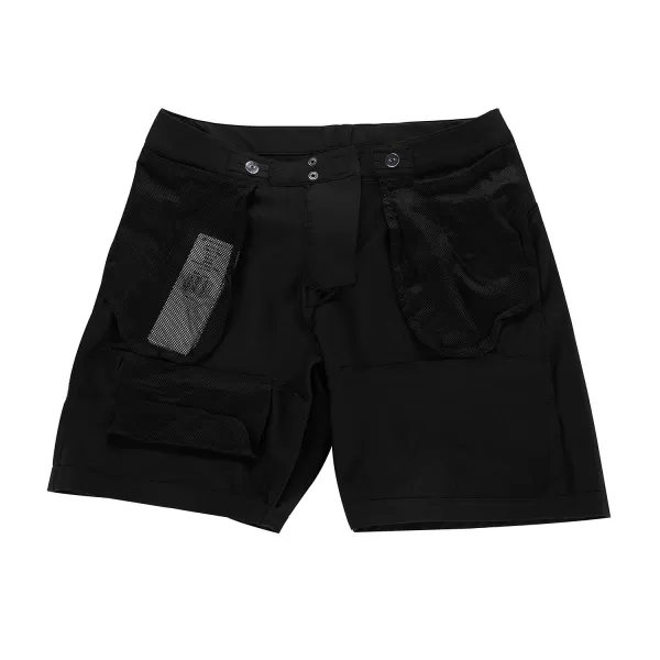  Frauen -Softshell -Shorts ALPINE PRO BAKA SCHWARZ 