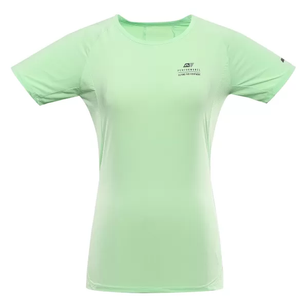  Weibliches funktionelles Hemd ALPINE PRO BONDA 2 GRÜN 