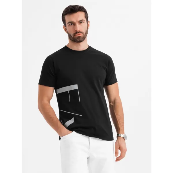  Hemd OMBRE OM-TSPT-0213 SCHWARZ 