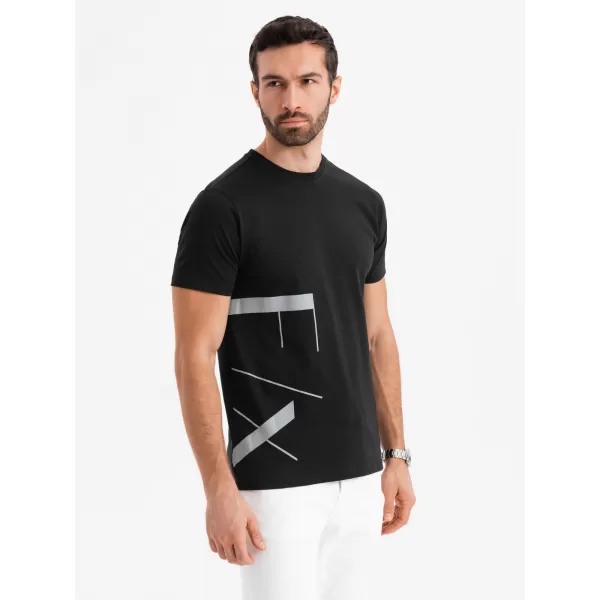  Hemd OMBRE OM-TSPT-0213 SCHWARZ 