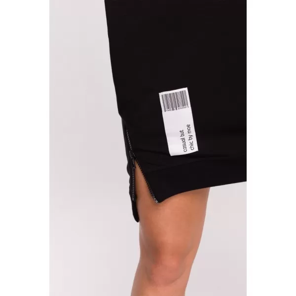  Damen-Sweatshirt MOE M676 SCHWARZ 