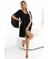 Kleid NUMOCO LIVIA 597-1 SCHWARZ MIT GLITZER