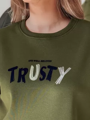 Damen Sweatshirt DSTREET SOFTRUS BY1409 GRÜN