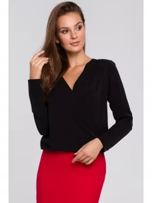 Damenbluse MAKOVER K037 SCHWARZ