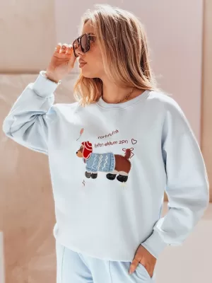 Damen Sweatshirt DSTREET DOGSWEETY BY1479 BLAU