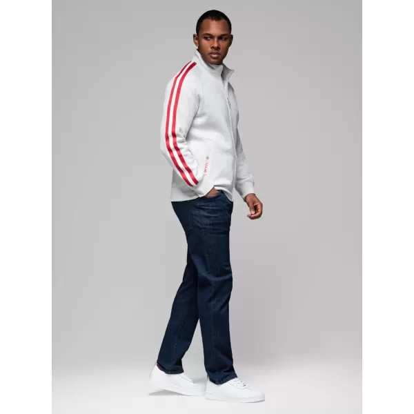  Herren -Sweatshirt OMBRE OM-SSZP-0219 GRAUE MELANGE 