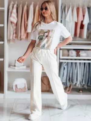 Damenhosen DSTREET DRESSANIK UY2703 WEIß