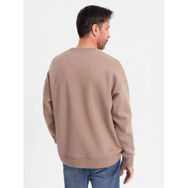  Herren -Sweatshirt OMBRE OU-SNBC-0104 BRAUN 