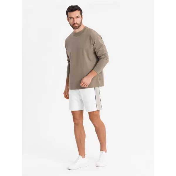  Herrenshorts OMBRE OM-SRSK-0182 WEIß GEBROCHEN 