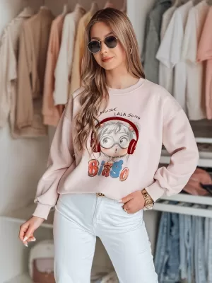 Damen Sweatshirt DSTREET LALA VIBE BY1505 ROSA
