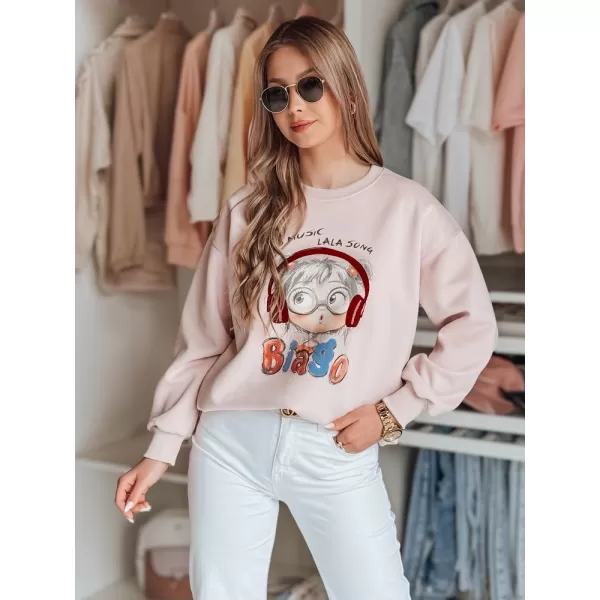  Damen Sweatshirt DSTREET LALA VIBE BY1505 ROSA 