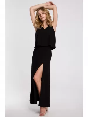 Kleid MAKOVER K048 SCHWARZ