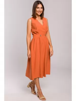 Kleid STYLOVE S224 ORANGE