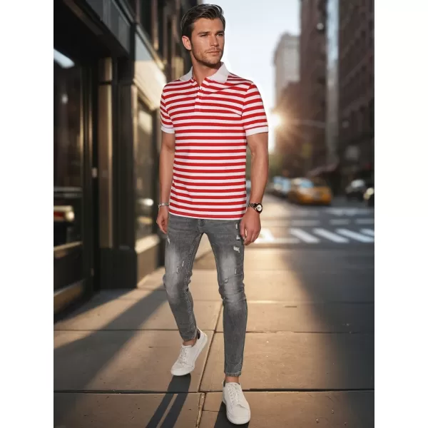  Herren t -Shirt mit einem Kragen DSTREET PX0643 WEIß 