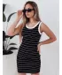 Kleid DSTREET PREFAB EY2578 SCHWARZ
