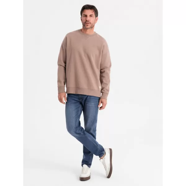 Herren -Sweatshirt OMBRE OU-SNBC-0104 BRAUN 