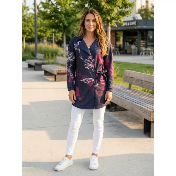  Frauen -Sweatshirt -Premium -Tasche für Frauen ALTISPORT VOJ/ALW104MI05 SCHWARZ -PINK 
