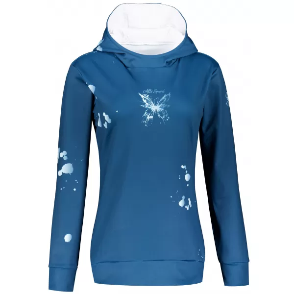  Funktionaler Sweatshirt -Prämie von Frauen ALTISPORT VOJ/ALW077MI01 BLAU 