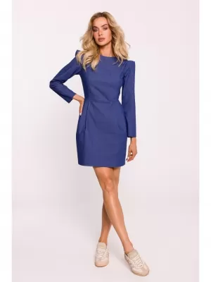 Kleid MOE M805 BLAU