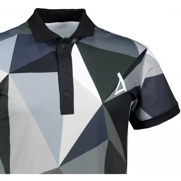 Herrenfunktional T -Shirt mit Premium -Kragen ALTISPORT VOJ/ALM007TR05 GRAU 