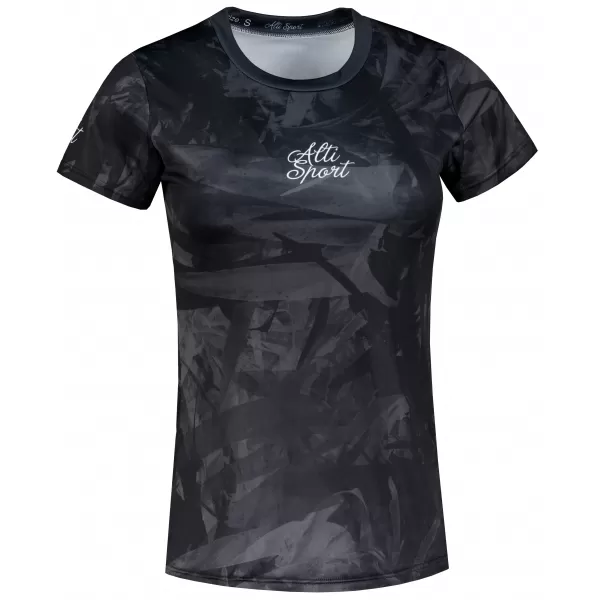  Frauenfunktional T -Shirt Premium ALTISPORT VOJ/ALW096TR01 SCHWARZ 