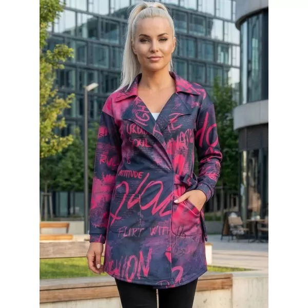  Premium-Sweattasche für Damen ALTISPORT VOJ/ALW105MI05 SCHWARZ ROSA 