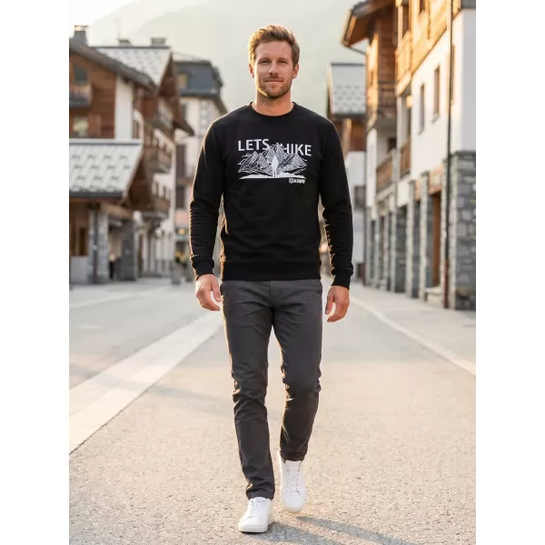  Herren -Sweatshirt ALTISPORT ALM190406 SCHWARZ 