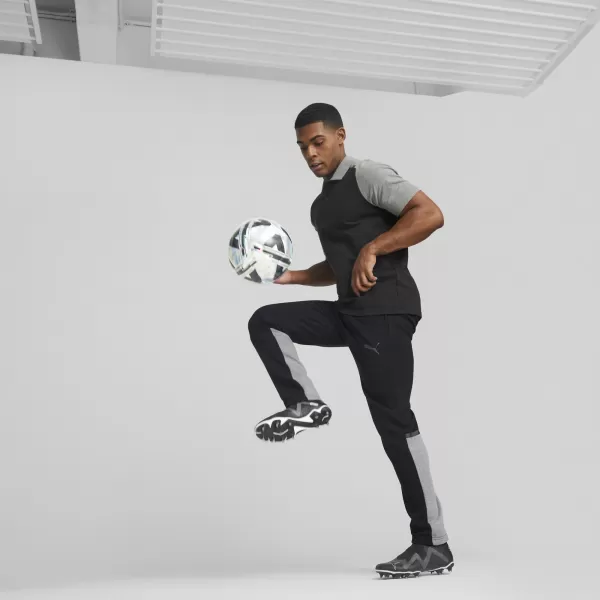  Herren t -Shirt mit einem Kragen PUMA TEAMCUP CASUALS POLO 657991_03 PUMA SCHWARZ 
