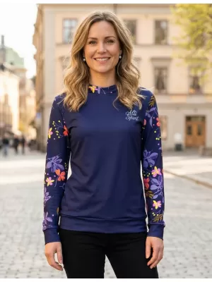 Funktionaler Sweatshirt -Prämie von Frauen ALTISPORT VOJ/ALW063MI01 DUNKELVIOLETT