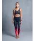 Frauen -Leggings Premium ALTISPORT VOJ/ALW109LEG01 ROTSCHWARZ