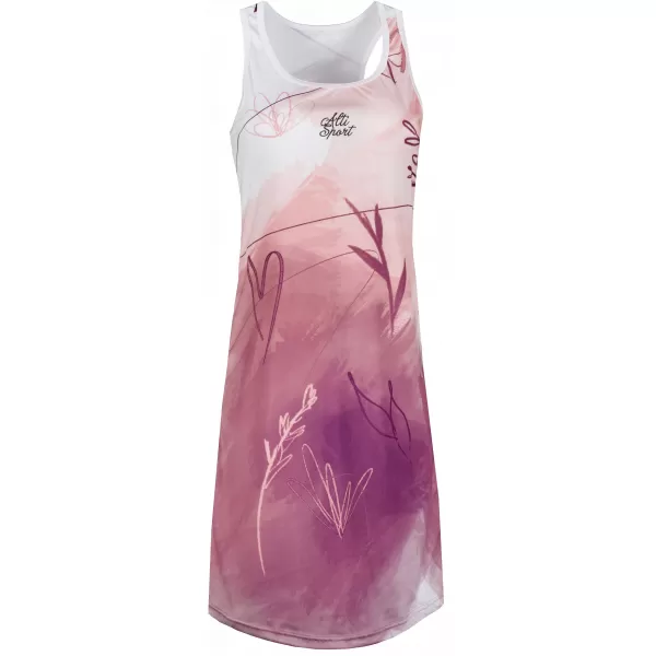  Frauenkleid -Prämie von Frauen ALTISPORT VOJ/ALW083SAT01 WEIß -PINK 