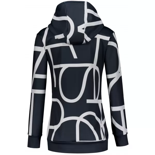  Funktionaler Sweatshirt -Prämie von Frauen ALTISPORT VOJ/ALW085MI01 SCHWARZ 