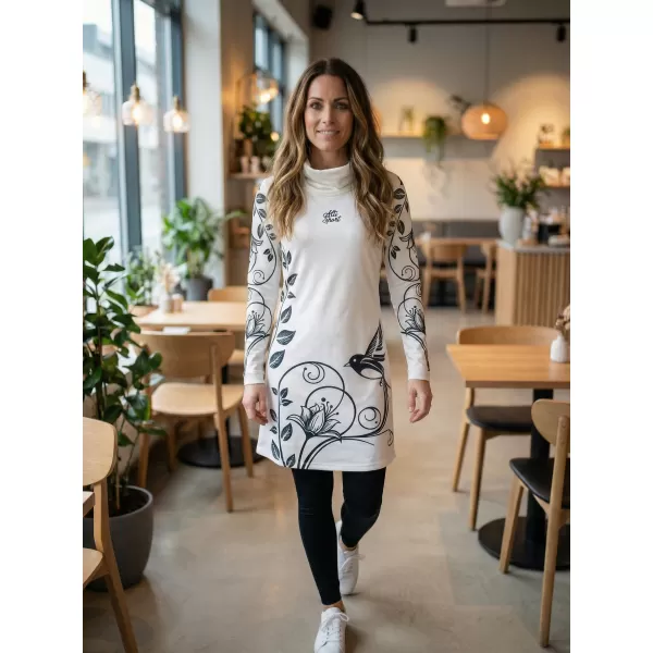  Damen erweitertes Premium -Sweatshirt ALTISPORT VOJ/ALW0106MI06 WEIß 