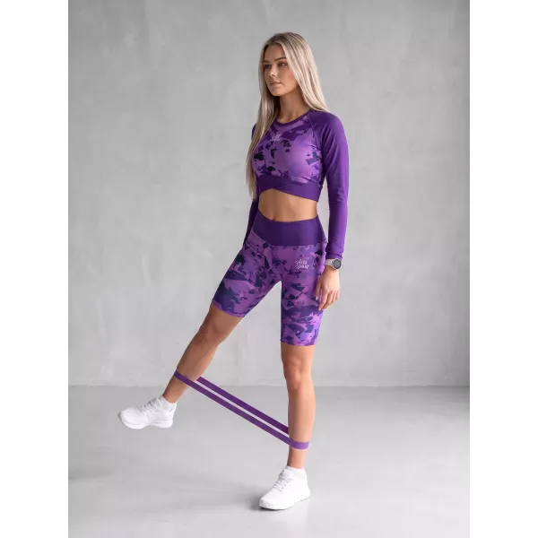  Frauen -Leggings über den Knien Premium ALTISPORT VOJ/ALW110LEG02 LILA 