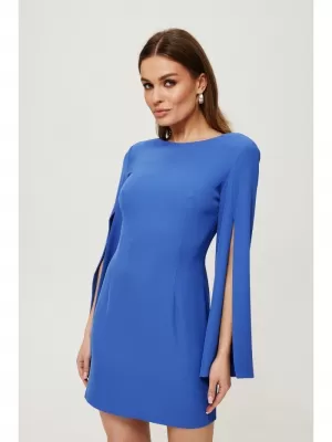 Kleid MAKOVER K190 BLAU