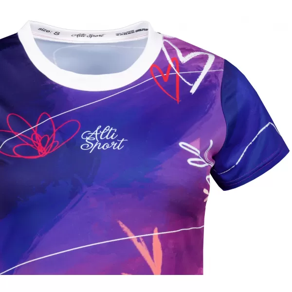  Frauenfunktional T -Shirt Premium ALTISPORT VOJ/ALW083TR01 LILA 