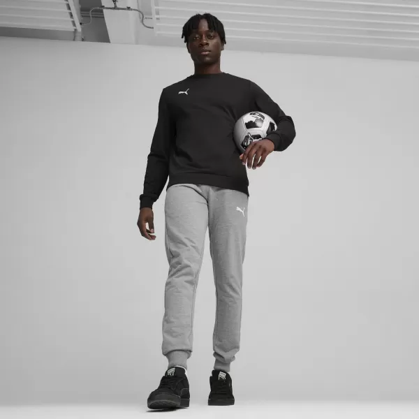  Herren -Sweatshirt PUMA TEAMGOAL CASUALS CREW NECK S 658592_03 PUMA BLACK/PUMA WEIß 
