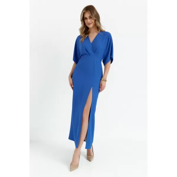  Kleid MAKOVER K163 BLAU 