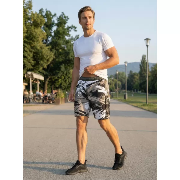  Die funktionalen Shorts von Männern Premium ALTISPORT VOJ/ALM014KRA01 SCHWARZ -GRAY 
