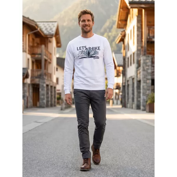  Herren -Sweatshirt ALTISPORT ALM190406 WEIß 