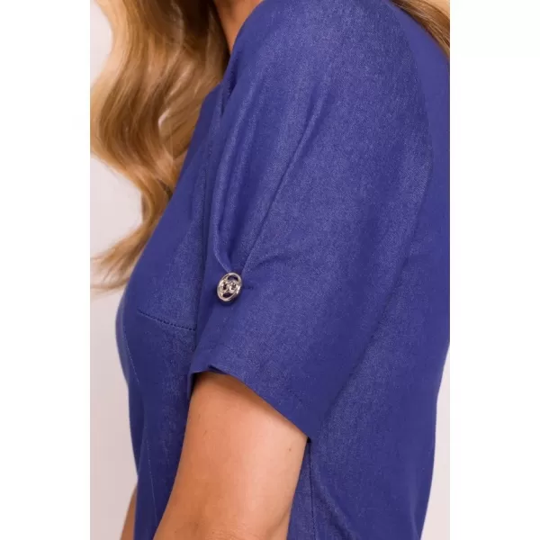  Kleid MOE M842 BLAU 