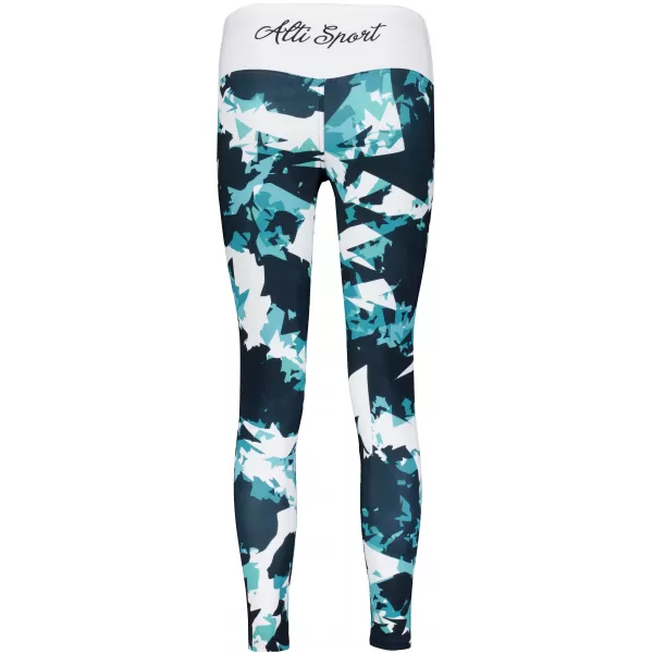  Frauen -Leggings Premium ALTISPORT VOJ/ALW110LEG01 BLAU -WHITE 