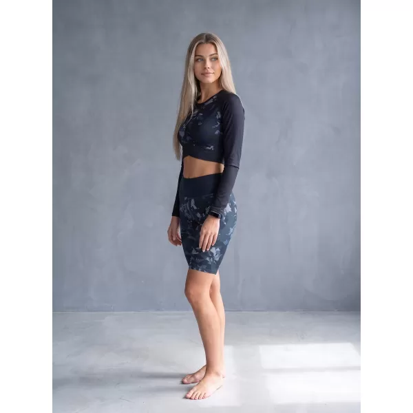  Frauen -Leggings über den Knien Premium ALTISPORT VOJ/ALW110LEG02 SCHWARZ 