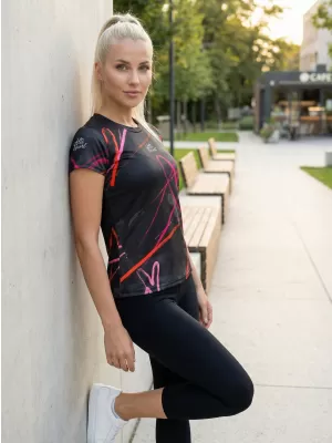 Hochwertiges Funktions-T-Shirt für Damen ALTISPORT VOJ/ALW082TR01 SCHWARZ