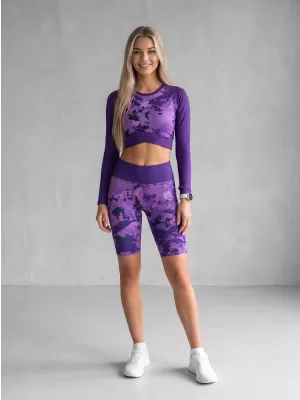 Frauen -Leggings über den Knien Premium ALTISPORT VOJ/ALW110LEG02 LILA