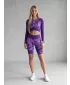 Frauen -Leggings über den Knien Premium ALTISPORT VOJ/ALW110LEG02 LILA