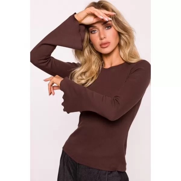  Damen-T-Shirt MOE M806 BRAUN 