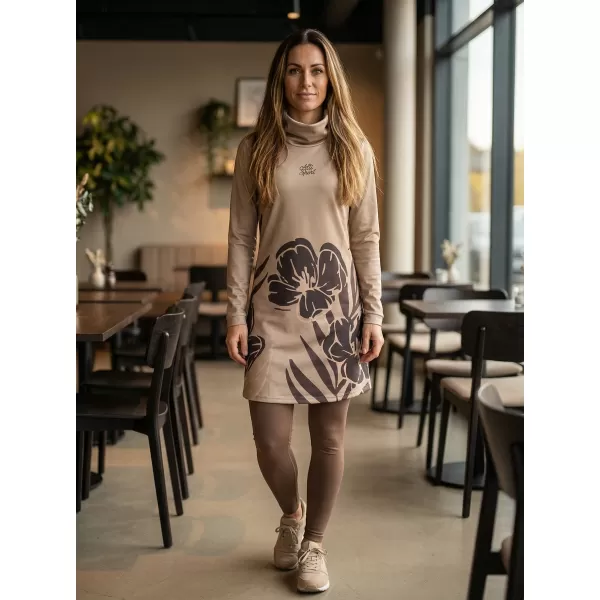  Damen erweitertes Premium -Sweatshirt ALTISPORT VOJ/ALW0107MI06 BRAUN 